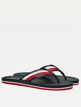 Image of Tommy Hilfiger Th Comfort Beach Sandals - Navy