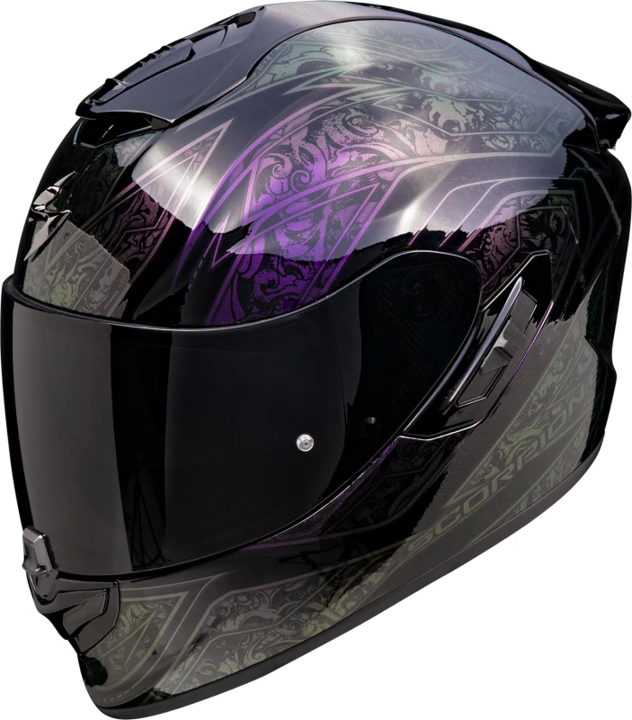 Image of Scorpion EXO-1400 Evo II Air Fantasy Black Chameleon Full Face Helmet Size M
