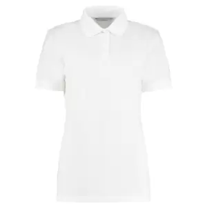 Image of Kustom Kit Ladies Klassic Superwash Short Sleeve Polo Shirt (14) (White)
