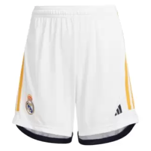 Image of 2023-2024 Real Madrid Home Shorts (White) - Kids