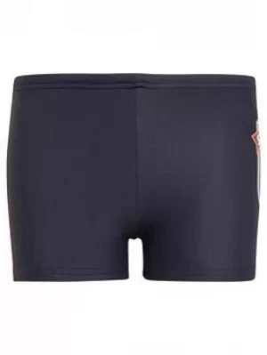 Image of adidas Kids Boys Superhero Brief, Navy, Size 4-5 Years