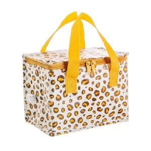 Image of Sass & Belle Natural Leopard Print Lunch Bag