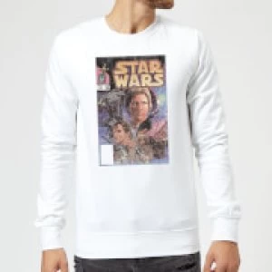 Image of Star Wars Classic Comic Book Cover Sweatshirt - White - XXL