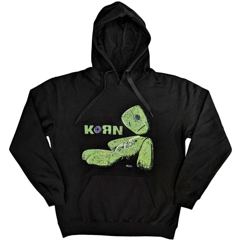 Image of Korn Korn Issues Track List Hoodie in Black Size: Small Black S Unisex 5063527913425