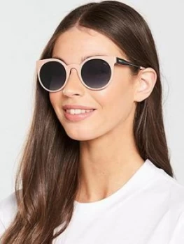 Image of Puma Rectangle Sunglasses - Pink/Black, Pink, Women