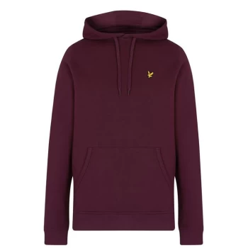 Image of Lyle and Scott OTH Basic Logo Hoodie - Burgundy Z562