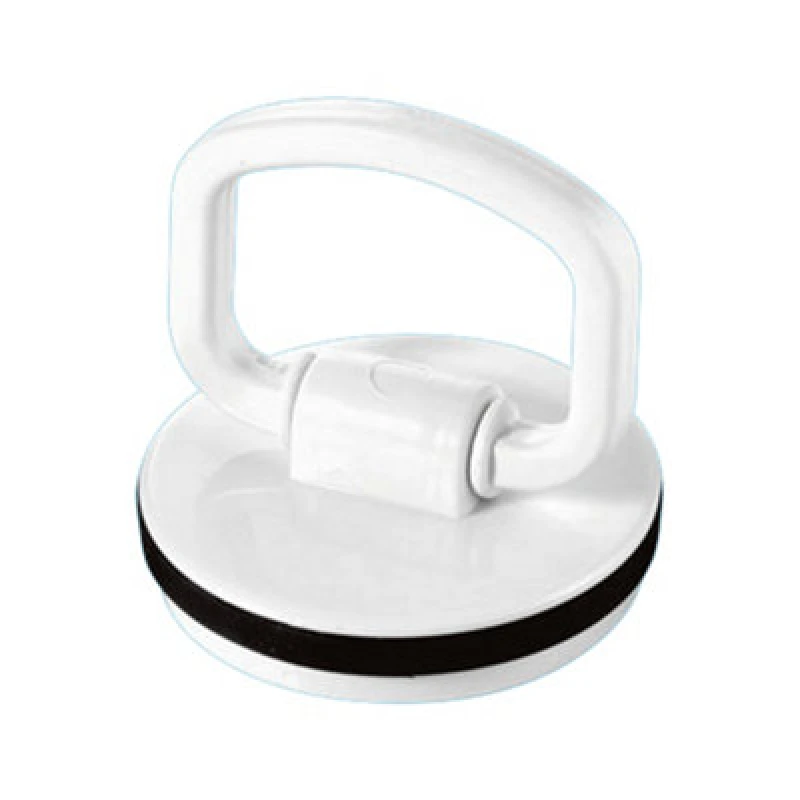 Image of McAlpine WP2H 13/4" White Plastic Plug with Rubber Seal and Handle White