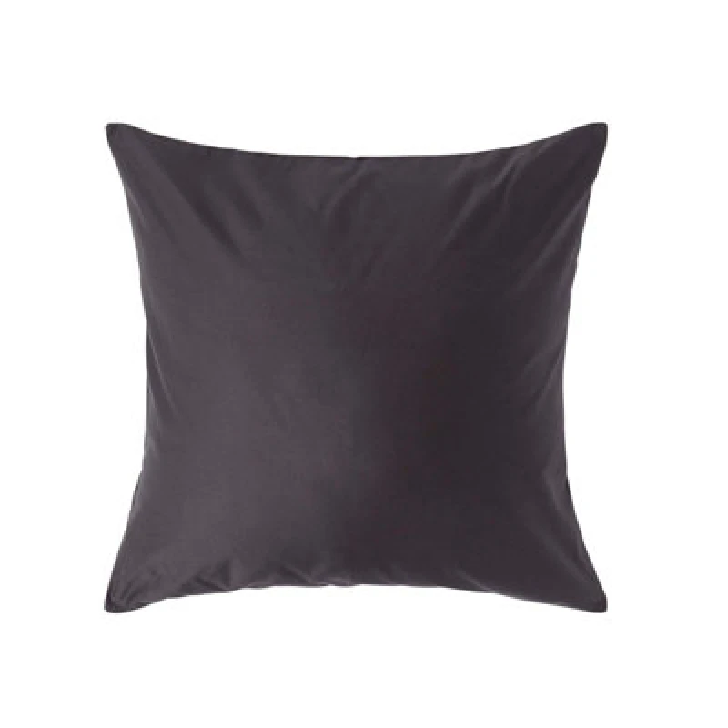 Image of Homescapes Dark Charcoal Grey Continental Egyptian Cotton Pillowcase 1000 Tc, 60 X 60 Cm