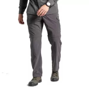 Image of Craghoppers Mens NosiLife Convertible Walking Trousers 32R - Waist 32' (81cm), Inside Leg 31