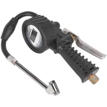 Image of Sealey SA393 Twin Push On Connector Digital Tyre Inflator