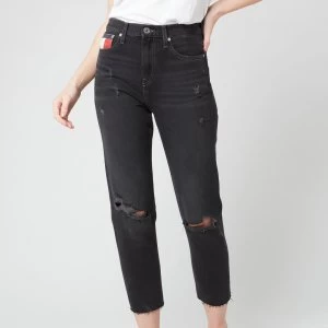Image of Tommy Jeans Womens Izzy Hr Slim Ankle Jeans - Save SP BK - W28/L30