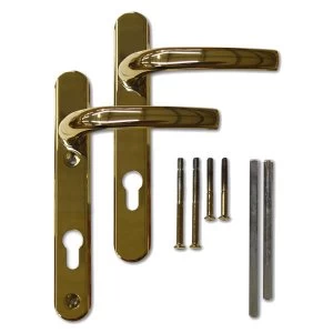 Image of Alpha 92 PZ Unsprung uPVC Door Handles - 220mm 122mm fixings