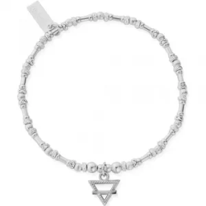 Image of ChloBo Sacred Earth Sterling Silver Noodle Bead Earth Bracelet...