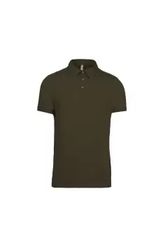 Image of Jersey Knit Polo Shirt