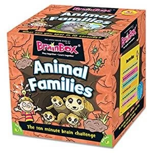 Image of BrainBox Animal Families (55 cards) Game