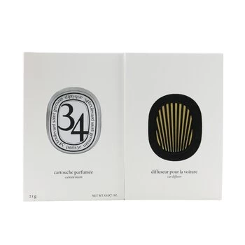 Image of Diptyque 34 Boulevard Saint Germain Car Diffuser 2.1g