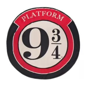Image of Harry Potter Platform 9 3/4 Round Towel (One Size) (Cream/Black/Red)
