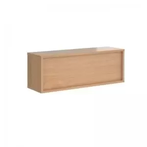 Image of Denver reception straight top unit 1200mm x 350mm - beech