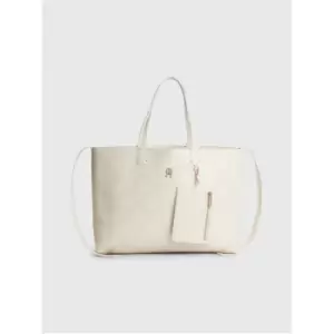 Image of Tommy Hilfiger Iconic Tommy Tote Mono - Beige