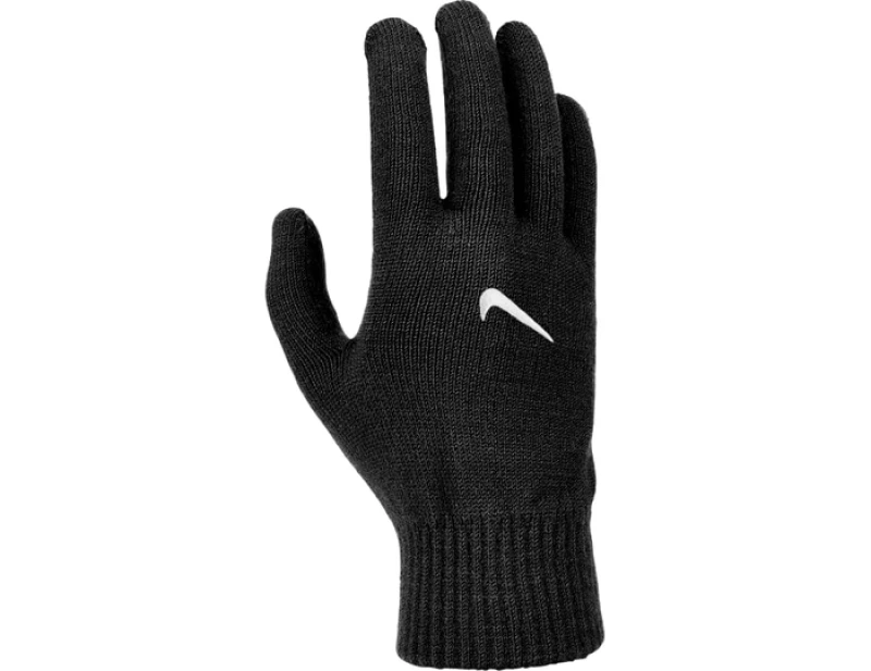 Image of Nike Swoosh Knit Gloves Black unisex L/XL