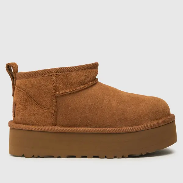Image of UGG chestnut classic ultra mini platform Junior Boots