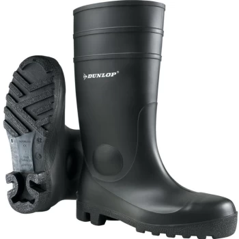 Image of Dunlop - 142PP Protomaster Black Wellington Boots - Size 10.5