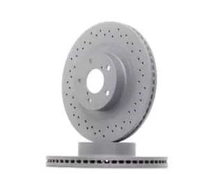 Image of ZIMMERMANN Brake disc TOYOTA,SUBARU 530.2458.52 26300AE060,26300AE061,26300FE010 Brake rotor,Brake discs,Brake rotors 26300FE040,26300SA000,26300SA001