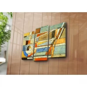 Image of 3PATK-88 Multicolor Decorative Canvas Painting (3 Pieces)