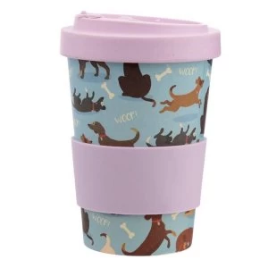 Image of Catch Patch Dog Reusable Screw Top Bamboo Composite Travel Mug