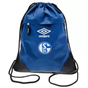 Image of FC Schalke Umbro Gym Bag (One Size) (Blue)