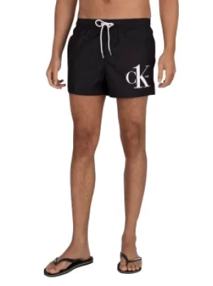 Image of CK One Short Drawstring Swim Shorts