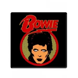 Image of David Bowie Flash Logo Fridge Magnet