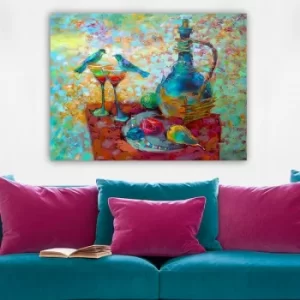 Image of 188401850_70100 Multicolor Decorative Canvas Painting