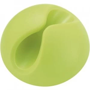 Image of Cable mount Self adhesive Green fluorescent 547688