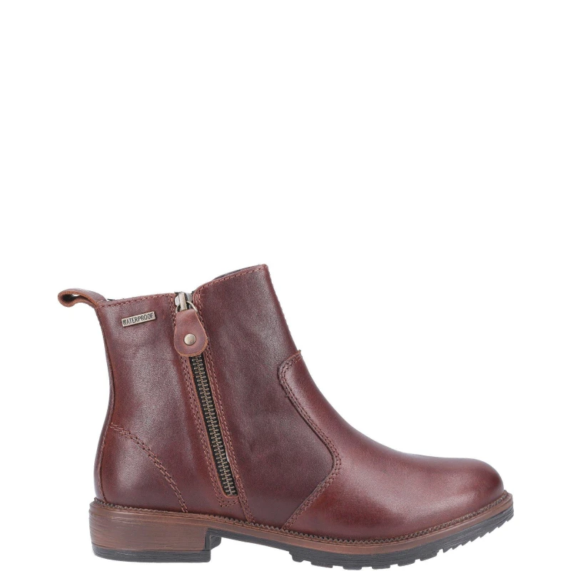 Image of Cotswold Womens Ashwicke Waterproof Zip Chelsea Ankle Boots - UK 8 Brown female GDE2508BRO8