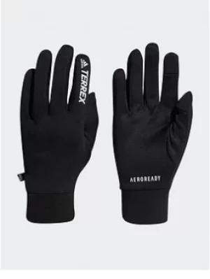 Image of adidas Terrex Aeroready Gloves, Black/White Size M Women