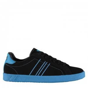 Image of Lonsdale Oval Trainers Mens - Black/Blue