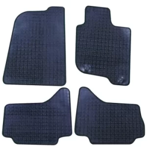 Image of Rubber Car Mat Mitsubishi L200 Double Cab 2006 2015 Pattern 1186 MT28RM