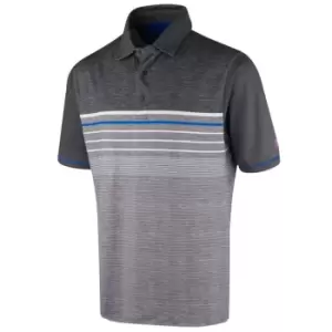Image of Island Green Green Short Sleeve Performance Polo Shirt - Grey