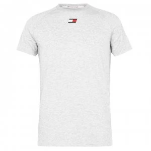 Image of Tommy Sport Tommy Chest Logo T Shirt - P6S Grey Hether