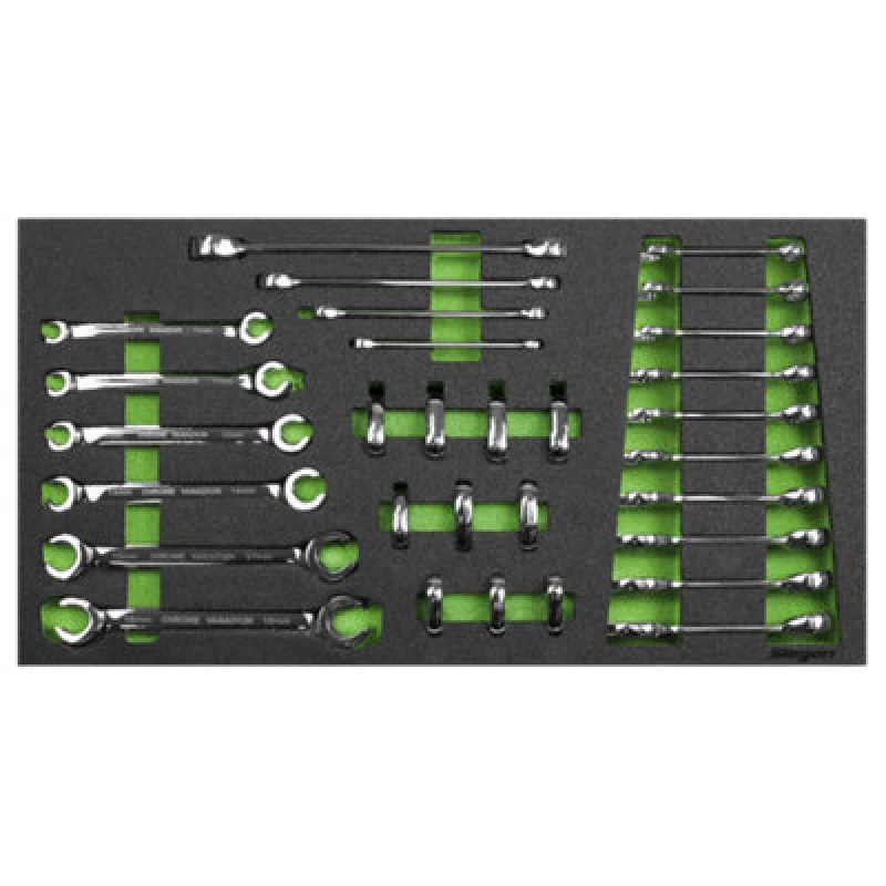 Image of Sealey S01274 Tool Tray With Specialised Spanner Set 30Pc - Metric S01274