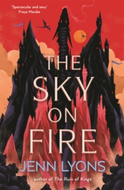 Image of The Sky on Fire. Hardback. By Jenn Lyons Books