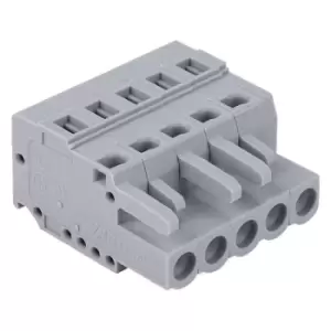 Image of Wago 231-105/026-000 MCS MIDI 5 Pole 16A 5mm Free Plug Codable Lat...