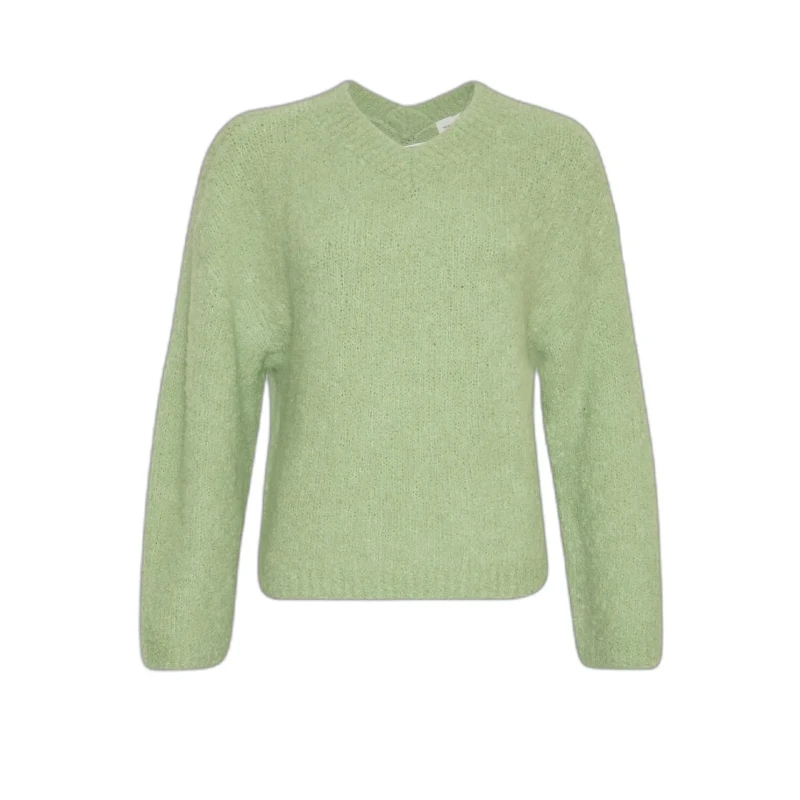 Image of moss copenhagen Woman sweater Moss Copenhagen Jilda Vert Female 38/40