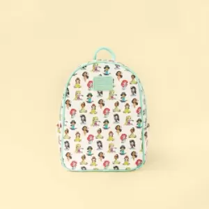 Image of Loungefly Disney Princess Young Aop Mini Backpack - VeryNeko Exclusive