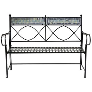 Image of Charles Bentley 3-Seater Bench - Mosaic
