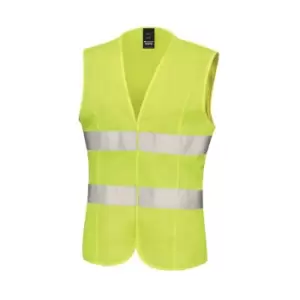Image of Result Core Womens/Ladies Sleeveless Hi Vis Vest (M/12) (Fluorescent Yellow)