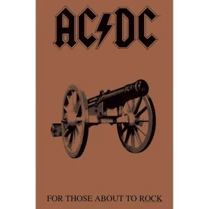 Image of AC/DC - For Those About To Rock Textile Poster