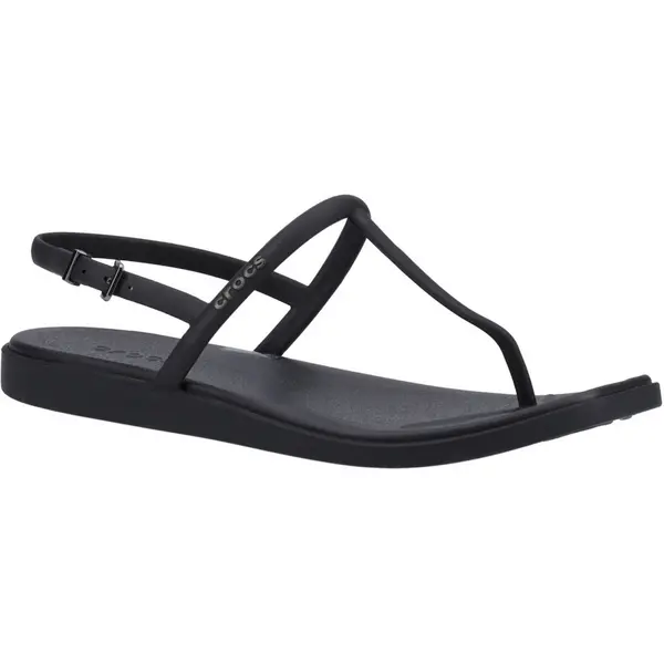 Image of Crocs Womens Miami Lightweight Thong Flip Flops UK Size 5 (EU 37-38) Black CRC517-BLACK-5