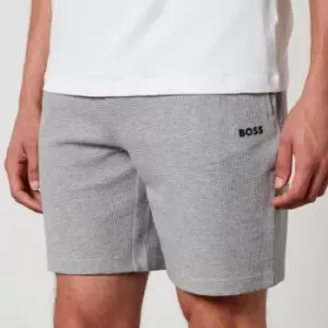 Image of BOSS Bodywear Waffle Cotton-Jersey Shorts - L